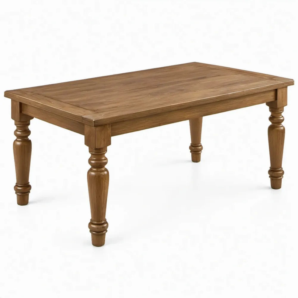 Bruine rechthoekige houten tafel 180 x 90 x 76 cm